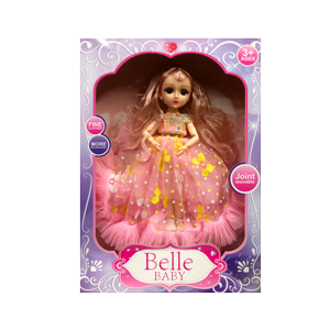 Belle Baby Orange Gown - Joint Movable Barbie Doll