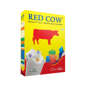 Red Cow | Instant Full Cream Milk Powder | 400 gm | Bag-in-Box