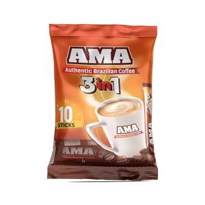 AMA | 3 in 1 Coffee Premix | 15g-10 Stick | Pouch