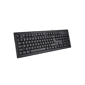 A4tech KRS-82 Wired English & Bangla Black Keyboard