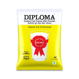 Diploma | Instant Full Cream Milk Powder | 1 Kg | Foil
