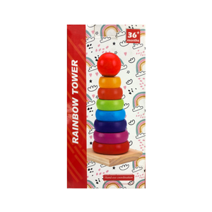Wooden Rainbow Tower